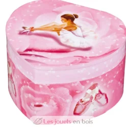 Grand Coeur Musical Ballerine Rose - Trousselier