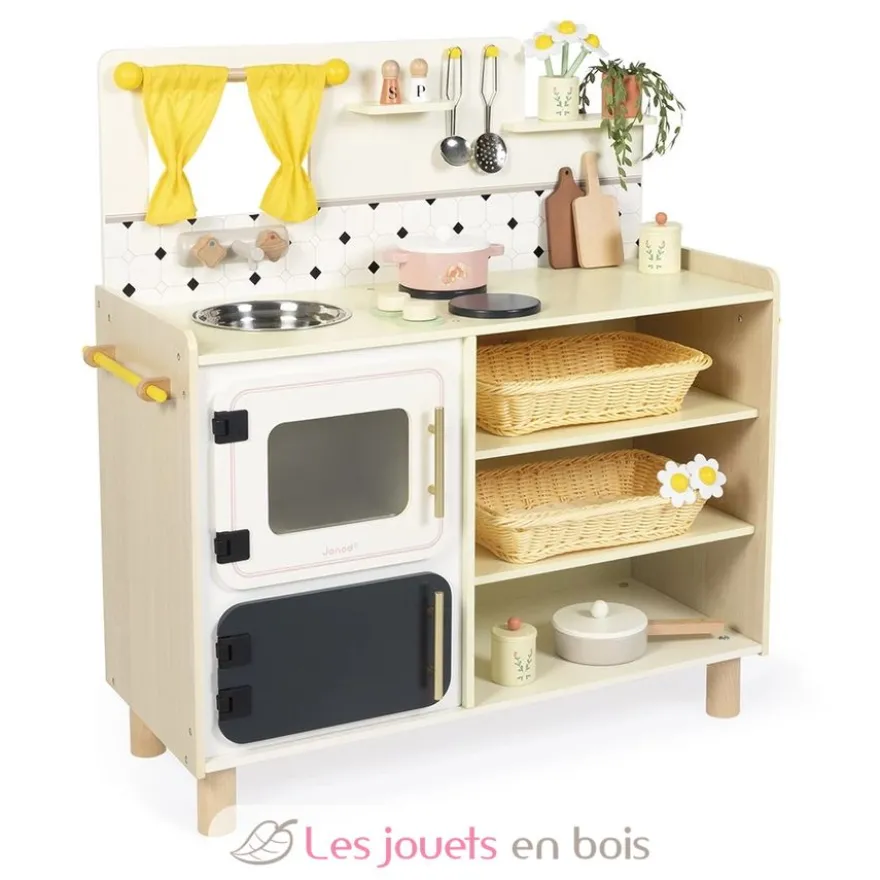 Grande cuisine en bois équipée Mamie Soleil - Janod
