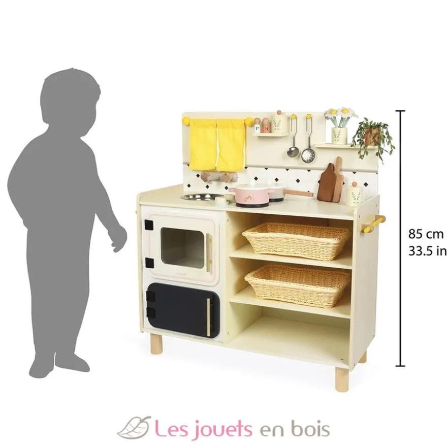 Grande cuisine en bois équipée Mamie Soleil - Janod