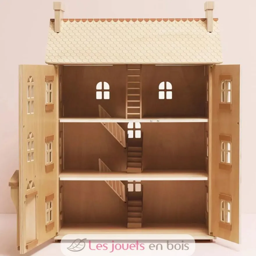 Grande maison de poupées en bois naturel - Le Toy Van