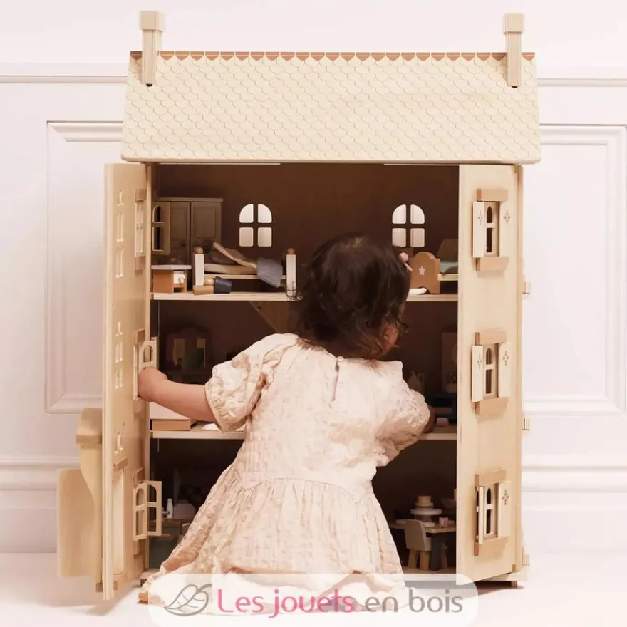 Grande maison de poupées en bois naturel - Le Toy Van