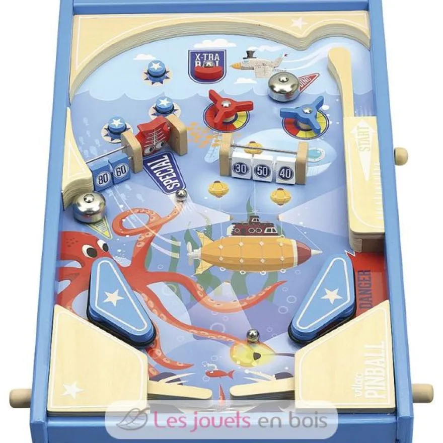 Grand Flipper en bois - Sous la mer - Vilac