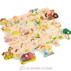 Grand puzzle Ferme 16 pcs - New Classic Toys