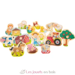Grand puzzle Ferme 16 pcs - New Classic Toys