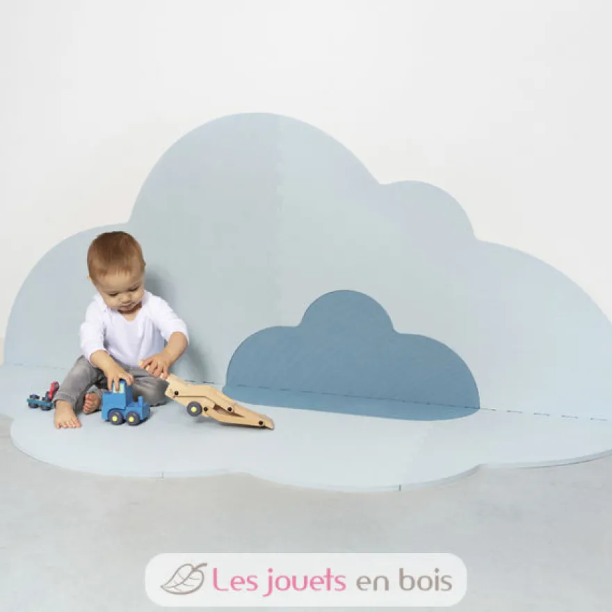 Grand tapis de jeu Nuage bleu - Quut