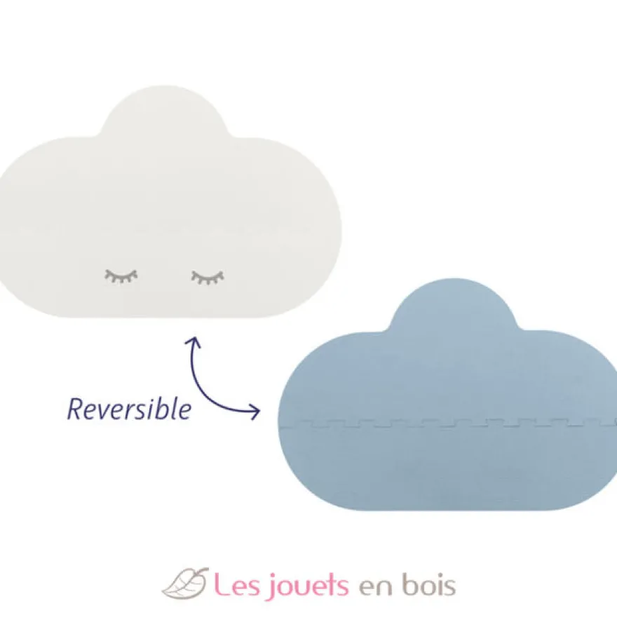 Grand tapis de jeu Nuage bleu - Quut