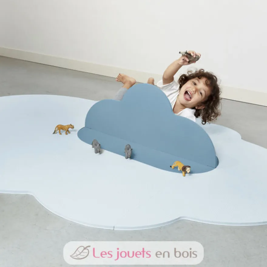 Grand tapis de jeu Nuage bleu - Quut