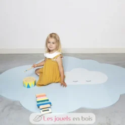 Grand tapis de jeu Nuage bleu - Quut