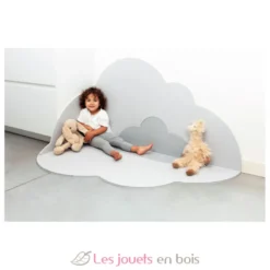 Grand tapis de jeu nuage gris perle - Quut