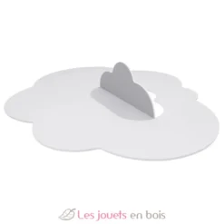 Grand tapis de jeu nuage gris perle - Quut