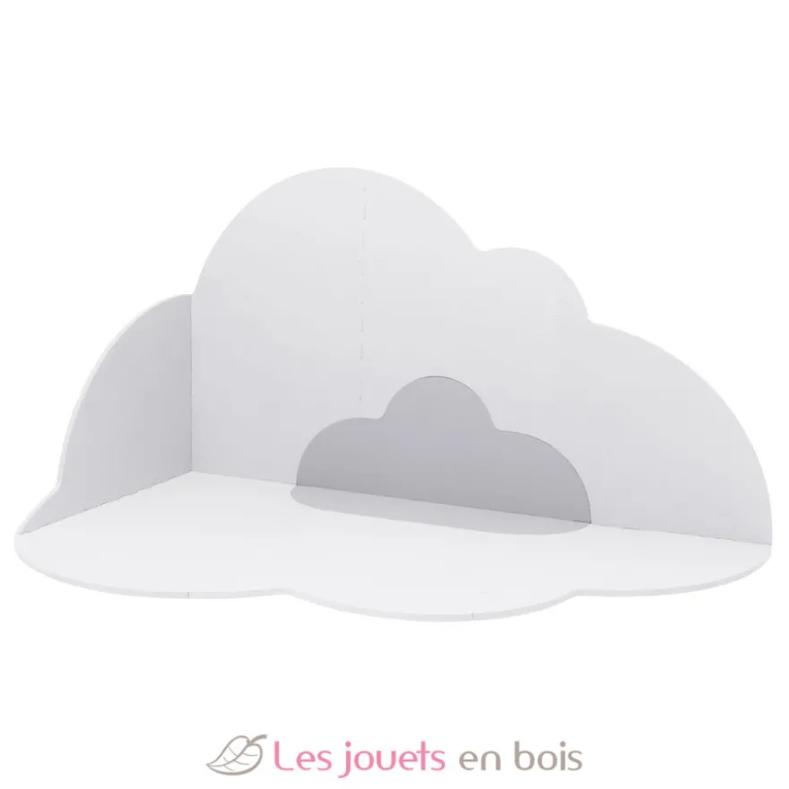 Grand tapis de jeu nuage gris perle - Quut