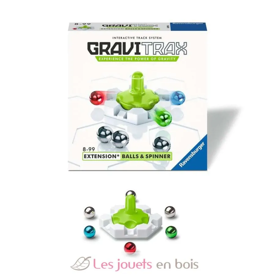 Gravitrax -Balls & Spinner blanc gris Ravensburger