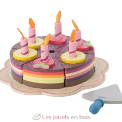 Gros gâteau d'anniversaire en bois - Vilac