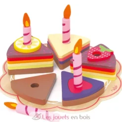 Gros gâteau d'anniversaire en bois - Vilac