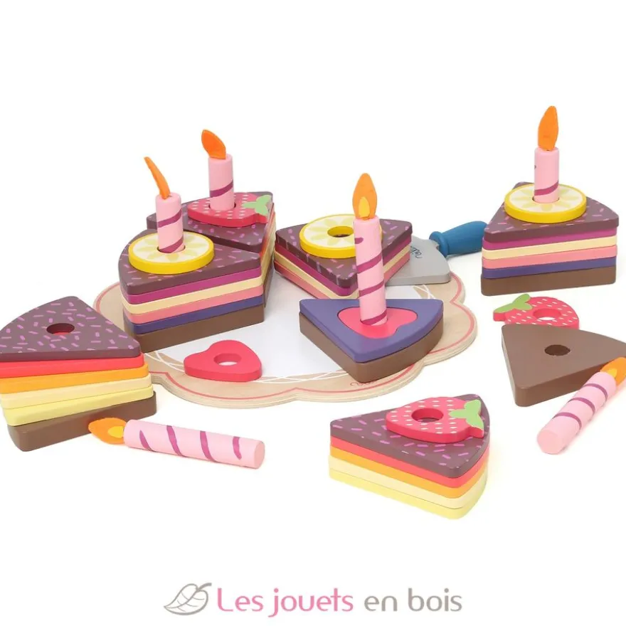 Gros gâteau d'anniversaire en bois - Vilac