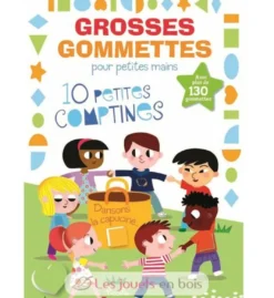 Grosses gommettes Comptines Dansons la capucine - Piccolia