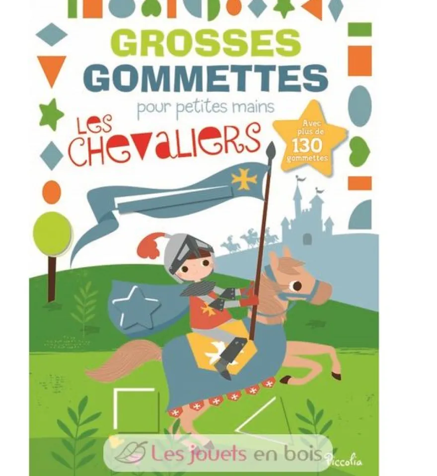 Grosses gommettes Les chevaliers - Piccolia