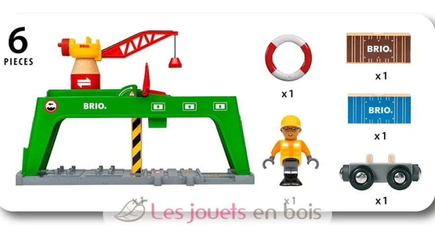 Grue double voie de chargement - Brio