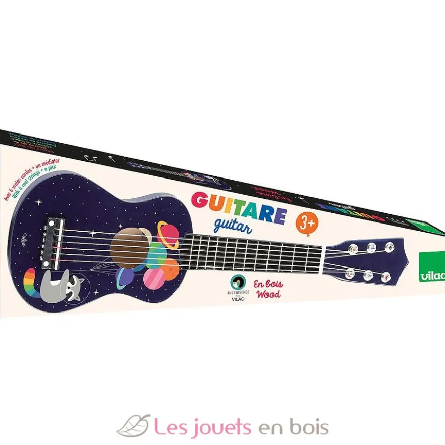 Guitare arc-en-ciel Andy Westface - Vilac