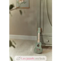 Guitare en bois verte Safari Friends - Dès 3 ans - Little Dutch