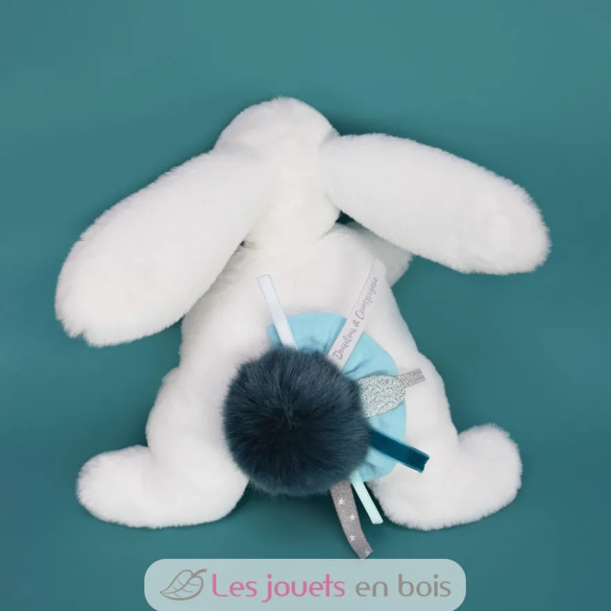 Happy Pop Lapin Pompon Paon - Doudou et Compagnie