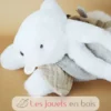 Happy Wild Lapin Pompon Naturel - Doudou et Compagnie