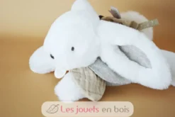 Happy Wild Lapin Pompon Naturel - Doudou et Compagnie