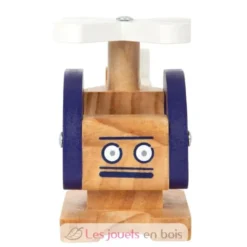 Hélicoptère en bois bleu - Small Foot Compagny