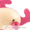 Hochet Baleine Jon0+ rose - Little Big Things