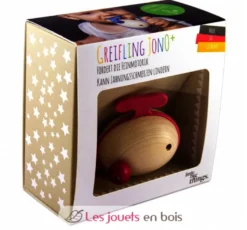Hochet Baleine Jon0+ rose - Little Big Things