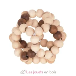 Hochet balle flexible en bois - Goki