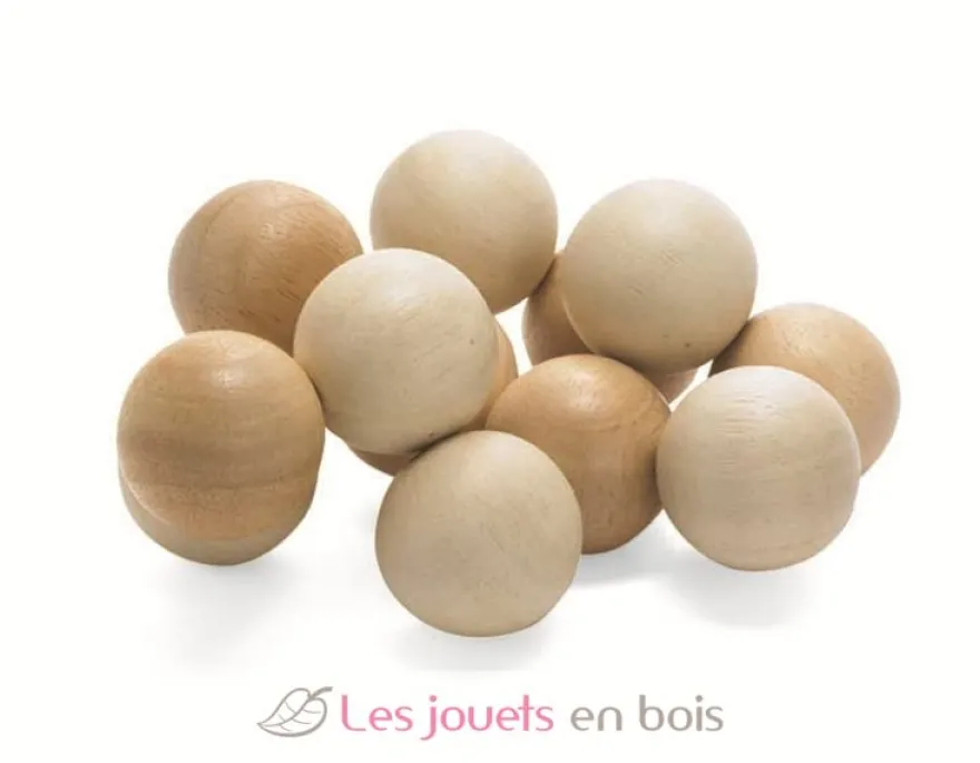 Hochet boules naturel - Manhattan Toy