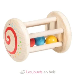 Hochet en bois cage à grelot - Goki