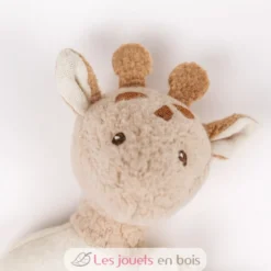 Hochet en bois et coton bio Léonie la girafe - Egmont Toys