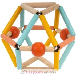 Hochet en bois Grabber Fruity - Bass & Bass