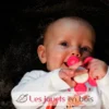 Hochet Fleur Fi0+ rose - Little Big Things