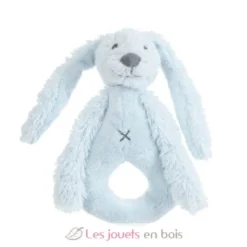 Hochet Lapin Richie bleu - Happy Horse