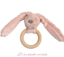 Hochet Lapin Richie Old Pink - Happy Horse