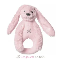 Hochet Lapin Richie rose - Happy Horse