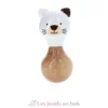 Hochet Maracas Mariette la minette blanc - Vilac