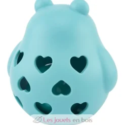 Hochet ourson bleu en silicone - Ulysse
