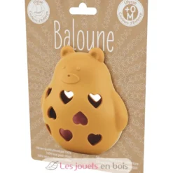 Hochet ourson jaune en silicone - Ulysse