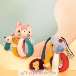 Hochet à poignées Jules le chien - Lilliputiens