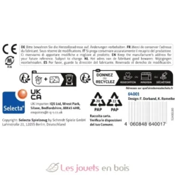 Hochet étoilé rose - Selecta