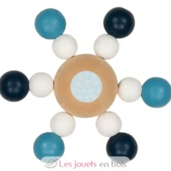 Hochet toupie Tendance bleu - Heimess