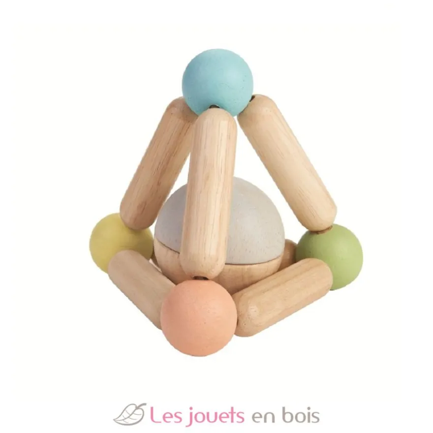 Hochet triangle pastel - Plan Toys