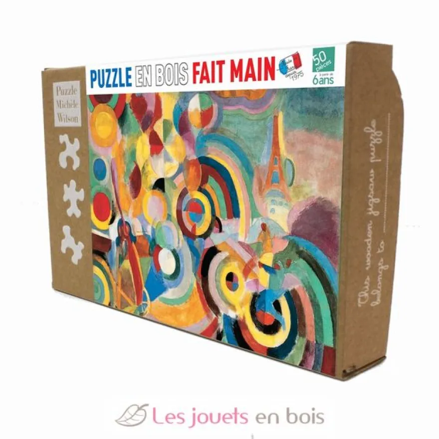 Hommage à Blériot de Delaunay - Puzzle Michèle Wilson