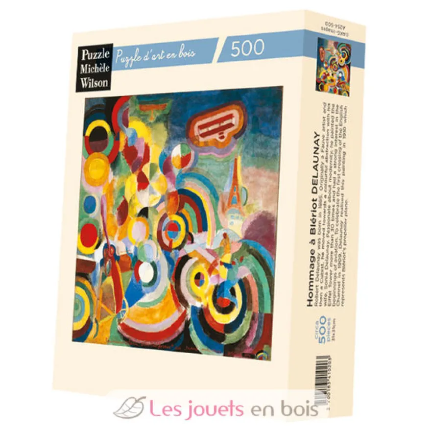 Hommage à Blériot de Delaunay - Puzzle Michèle Wilson