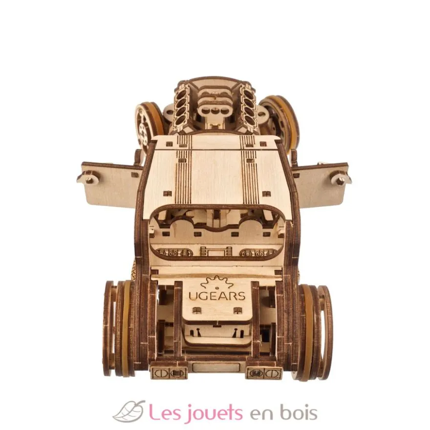 Hot Rod Furious Mouse - Puzzle 3D mécanique en bois - Ugears