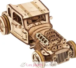 Hot Rod Furious Mouse - Puzzle 3D mécanique en bois - Ugears